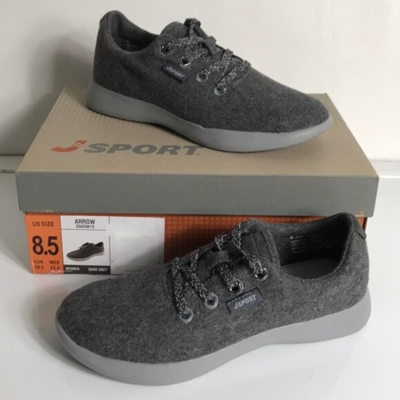 JSport Shoes - Jsport Arrow Casual Wool Lace Up Sneakers